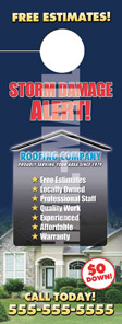 Roofing Doorhanger
