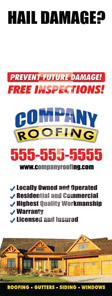 Roofing Doorhanger
