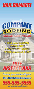 Roofing Doorhanger