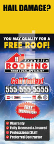 Roofing Doorhanger
