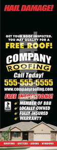 Roofing Doorhanger