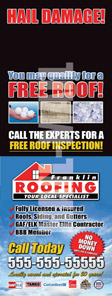 Roofing Doorhanger